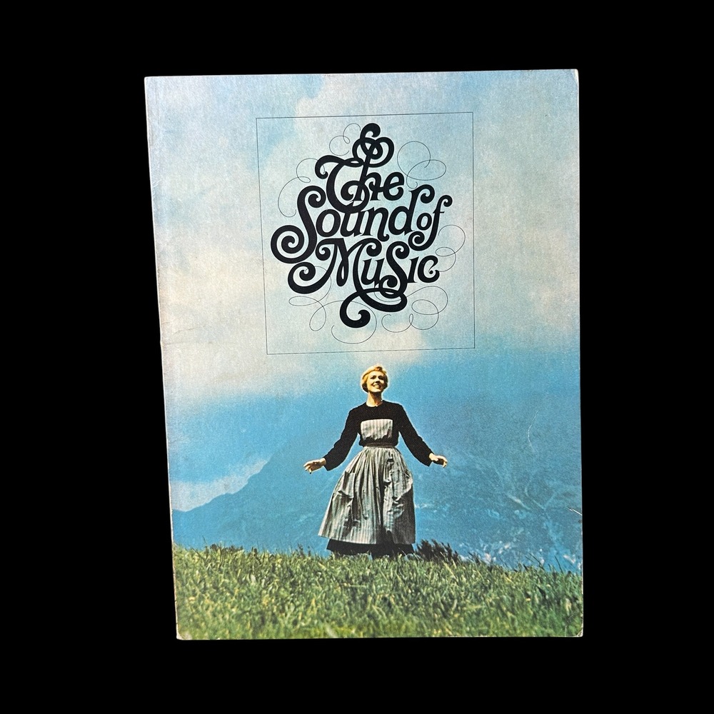 Vintage 1965 The Sound of Music Movie Souvenir Program Book Julie Andrews 9x12